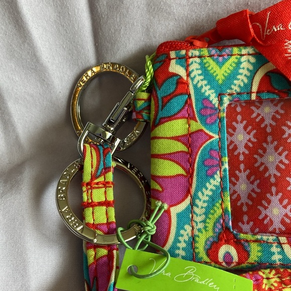 Vera Bradley Multicolor ID Case and Lanyard - Picture 2 of 6